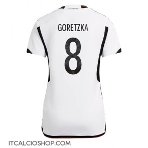 Germania Leon Goretzka #8 Prima Maglia Femmina Mondiali 2022 Manica Corta